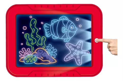 Tablero Magic Pad Con Luz Led marcadores