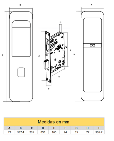 Cerradura Motorizada YMI 70
