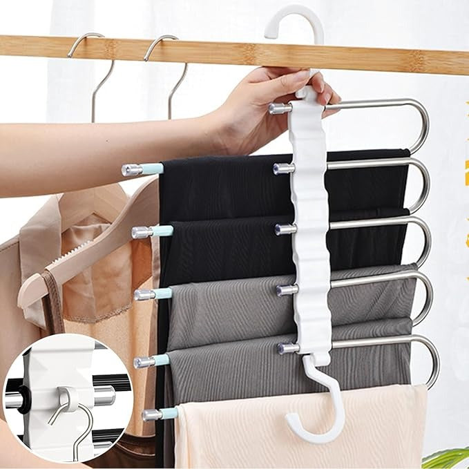 Gancho Perchero Colgador Ropa 5 Niéveles