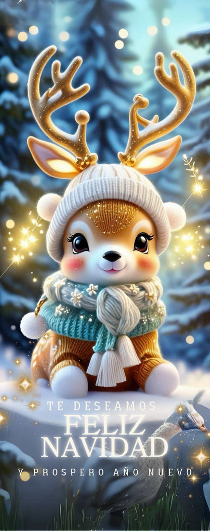 FORRO FUNDA PARA PUERTA NAVIDEÑA