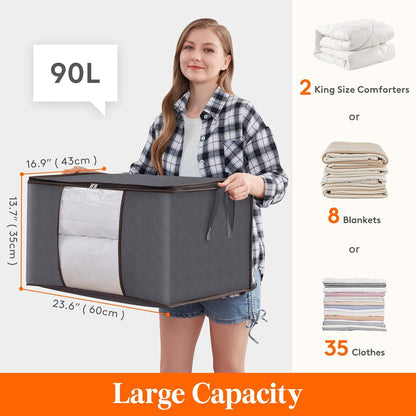 Organizador para cobijas, sabanas y ropa. SET X 3 UNIDADES