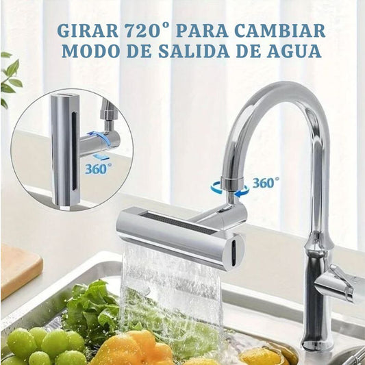 GRIFO MULTIFUNCIONAL EN CASCADA 4 EN 1