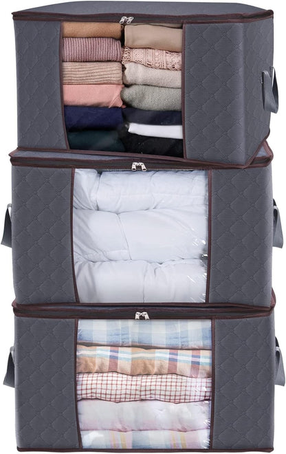 Organizador para cobijas, sabanas y ropa. SET X 3 UNIDADES