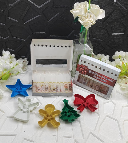 Caja 10 Velas personalizadas Con  10 Soportes