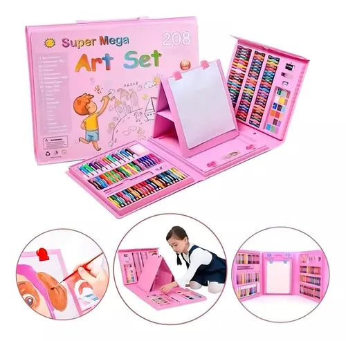 Set De Arte Maleta Niños 208 Piezas